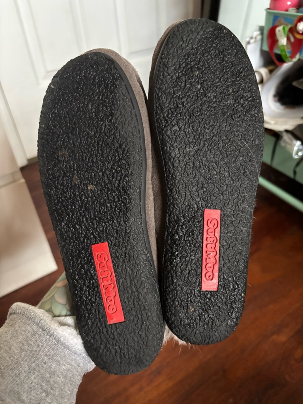Softmoc Rabbit-Fur Moccasin Slippers - Picture 6 of 6